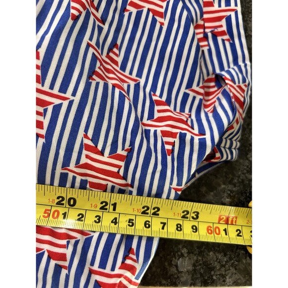 Lularoe Amy Women’s Button Up Shirt Size Small USA Patriotic Military Stars - Picture 6 of 6